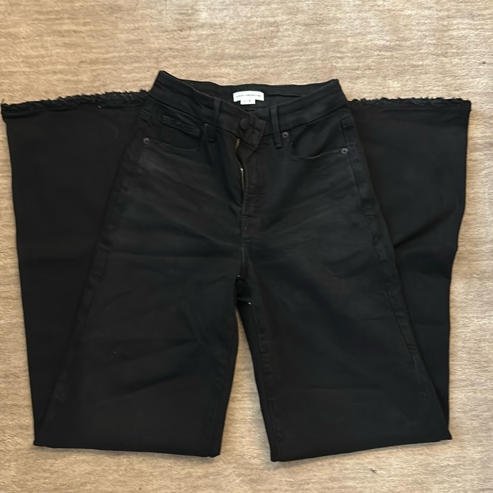 Good American Soft-Tech Good Waist Palazzo Jeans, 2/26